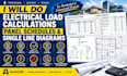 do electrical load calculations panel schedules and single line diagram