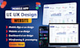 create a modern and responsive website UI UX design in figma