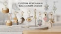 design custom 3d keychains and bag charms
