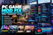 install fix and troubleshoot cyberpunk 2077 santos mod and PC game mods remotely