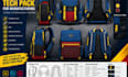 create a bag, backpack tech pack for you manufacturing
