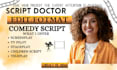 be your script doctor for screenplay, feature film, comedy, short film script