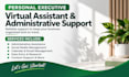 be your reliable virtual assistant for admin support and data entry