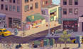 create pixel environment scenery art parallax background landscape 2d game asset