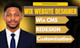 design redesign and customize your wix website