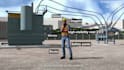 do 3d substation construction sequence video electrical power facility animation