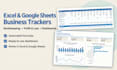 custom excel and google sheets bookkeeping and business trackers