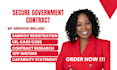 win government contract with detailed bid proposal, capability statement, uei