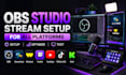 setup obs studio streamyard whatnot with twitch, youtube live streaming