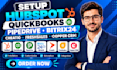 setup hubspot quickbooks pipedrive bitrix24 creatio freshsales copper CRM