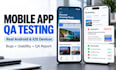 do mobile app QA testing on real android and ios devices for bugs and usability