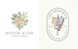 do botanical whimsical and floral logo design