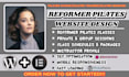 reformer pilates website, pilates instructor website, pilates studio website