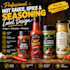 create unique hot sauce, spice and seasoning label designs