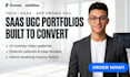 build a high converting tech and saas ugc portfolio