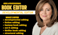 developmental editing for self published fantasy sci fi novels, thriller book