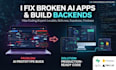 build or fix vibe coding apps, bolt new, or lovable apps with supabase