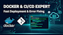 fix docker, docker compose, and ci cd pipeline deployment issues