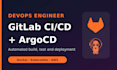 build gitlab cicd pipeline with automated testing, deployment