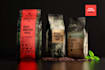 do unique coffee pouch packaging, bag, and label design