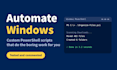 write powershell scripts to automate your windows tasks