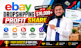 do ebay dropshipping on profit share