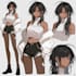 draw anime character sheet for you