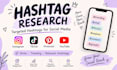 provide hashtags for youtube facebook instagram tiktok