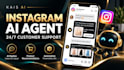 build a custom ai agent for instagram customer support