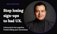 do a premium UX teardown to reduce cognitive load and boost conversions