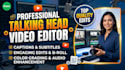 do a talking head video editing