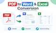 convert pdf to word excel