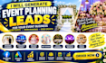 generate events planning leads using facebook and google ads