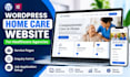 build wordpress home care agency website with services