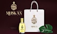 do premium perfume box packaging and label logo design