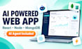build an ai powered mern web app with ai agent