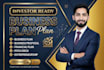 write a startup business plan with 5 year financial projections