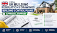 do uk planning permission drawings and building regulations drawings