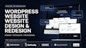 design or redesign wordpress website hostinger godaddy ionos bluehost duda