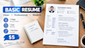 design a professional resume and CV