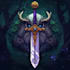 create a fantasy game logo