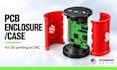 design pcb enclosure electronics housing and 3d printable case for manufacturing