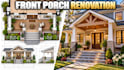 create front porch renovation plans with detailed 3d views