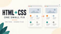 fix one small HTML CSS layout issue