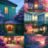 draw vtuber background art illustration in anime style
