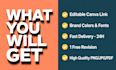 create professional canva graphic designs