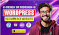 do wordpress website development, design, redesign wordpress woocommerce website