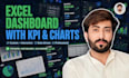 create modern interactive excel dashboard with charts and kpi