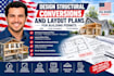 design structural conversions and layout plans for building permits