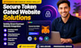 token gated website integration for secure web3